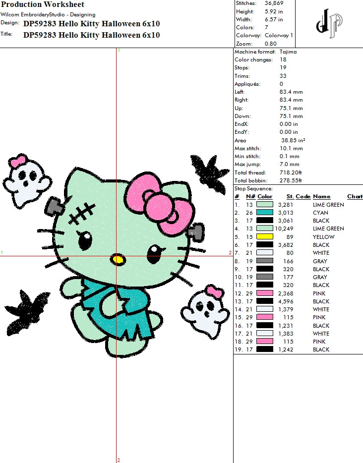 Hello Kitty Halloween - Dynamic Punch