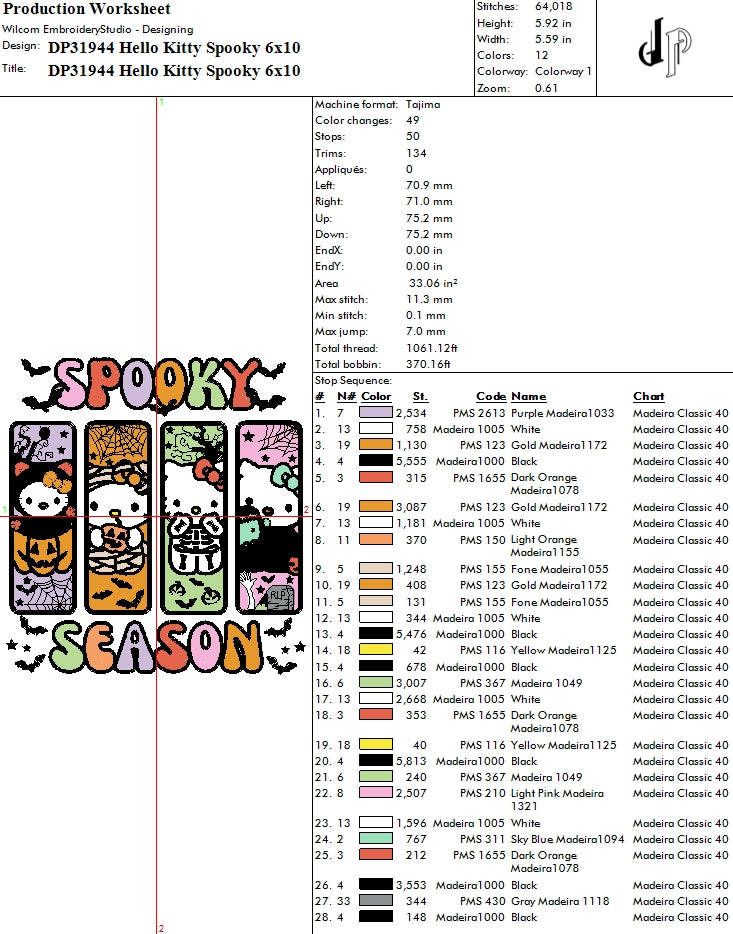 Hello Kitty Spooky - Dynamic Punch