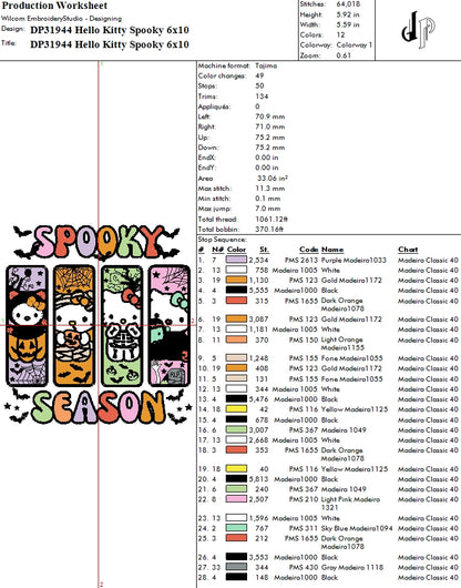 Hello Kitty Spooky - Dynamic Punch