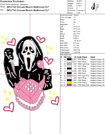 Scream Hearts Halloween