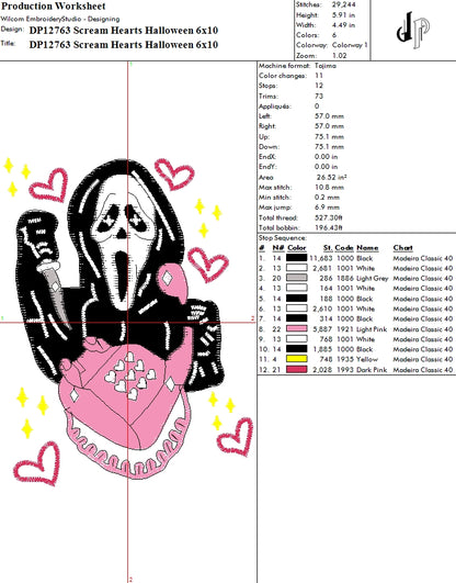 Scream Hearts Halloween