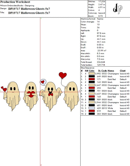 Halloween Ghosts - Dynamic Punch