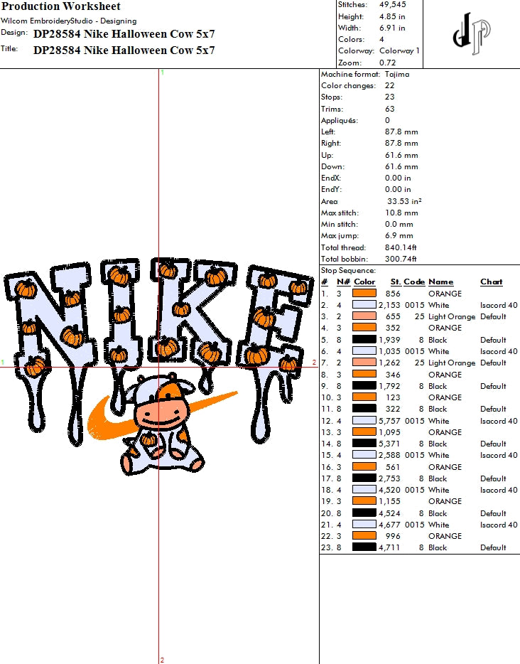Nike Halloween Cow