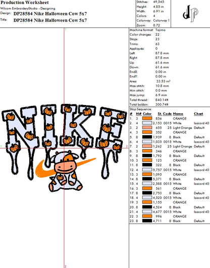 Nike Halloween Cow