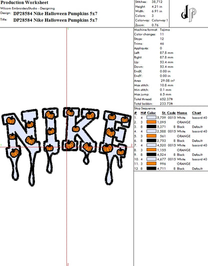 Nike Halloween Pumpkins