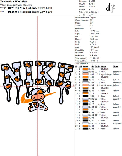 Nike Halloween Cow