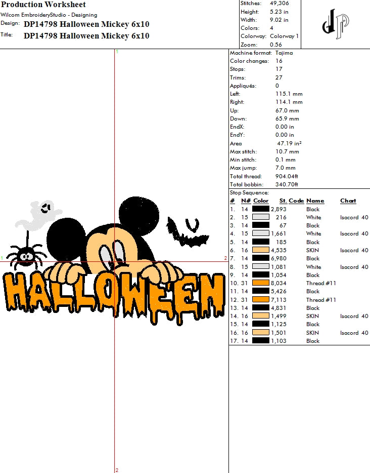 Halloween Mickey