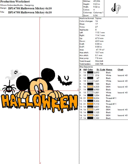 Halloween Mickey
