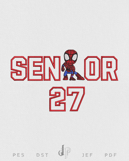 Senior Spiderman Applique 27