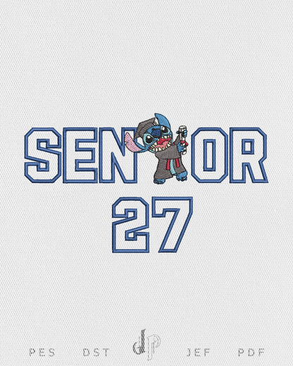 Senior Stitch Applique 27