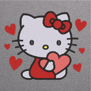 Hearts Kitty Valentine