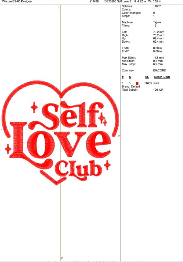 Self Love Club Valentine