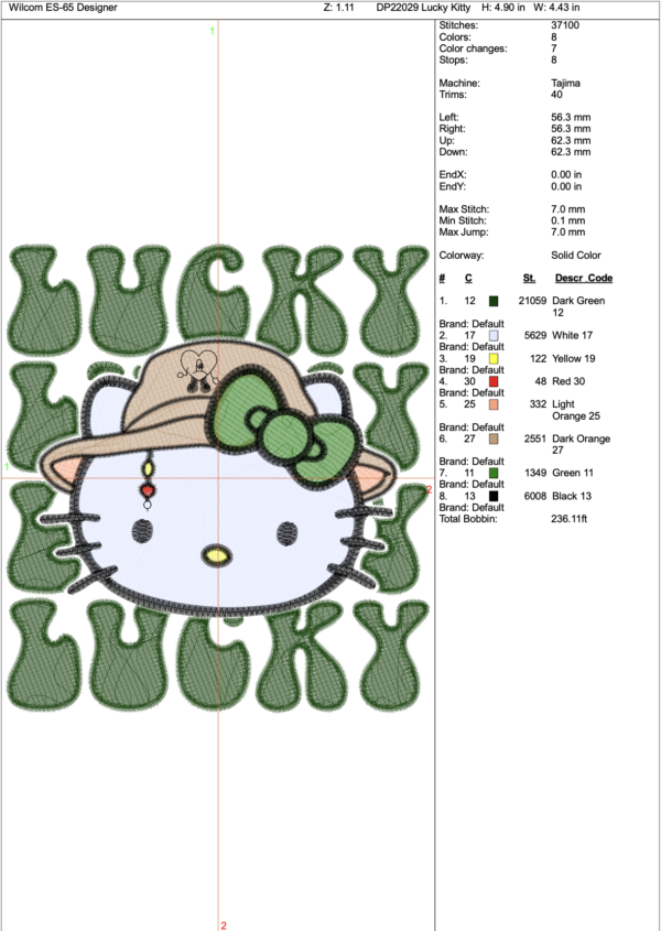 Lucky Hello Kitty St. Patrick's Day - Image 2