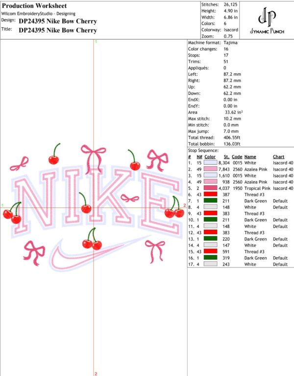 Nike Bow Cherry