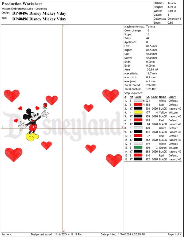 Disney Mickey Minnie Valentine - Image 2