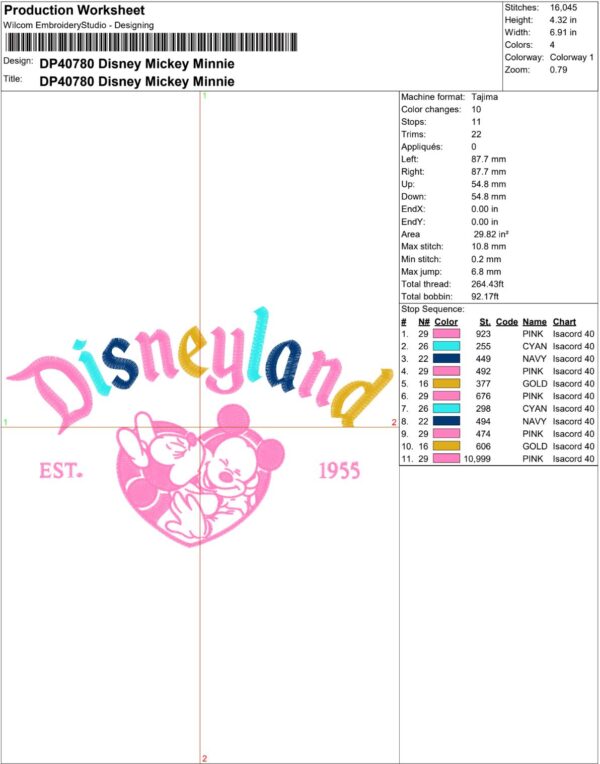 Disneyland Mickey Minnie Valentine - Image 2