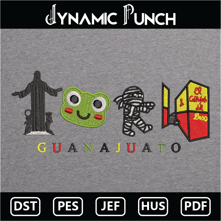 Guanajuato Embroidery Design.