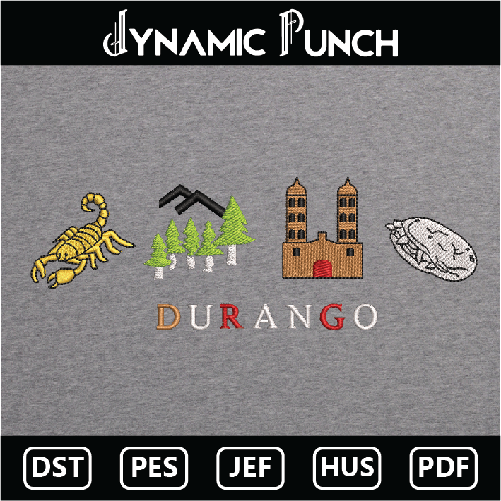 Durango Embroidery Design.