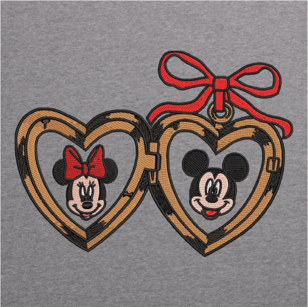 Mickey Minnie Heart