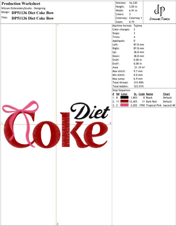 Diet Coke Bow Valentine - Image 2