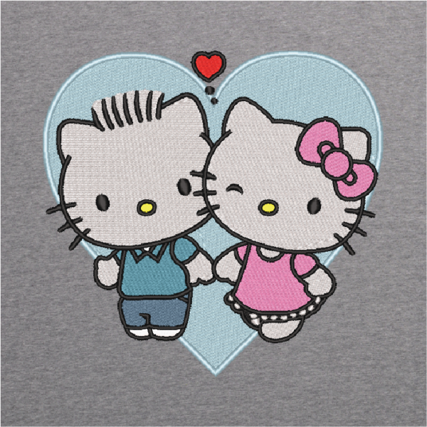 Hello Kitty Dan Heart Valentine