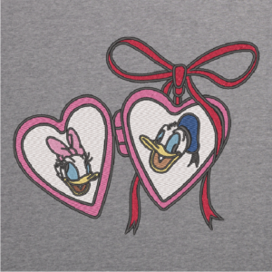 Duck Daisy Bow Valentine
