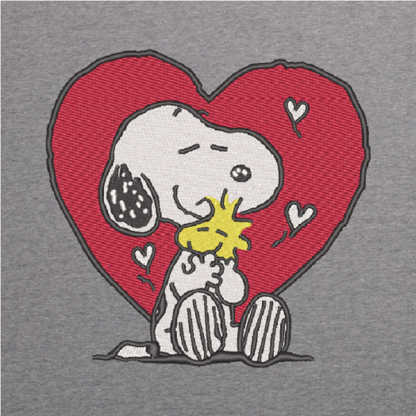Snoopy Love Heart Valentine