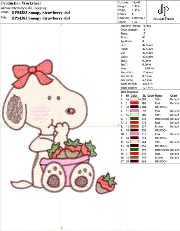 Snoopy Strawberry