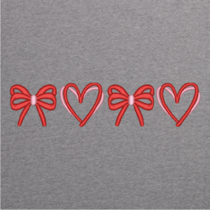 Bow Hearts Valentine