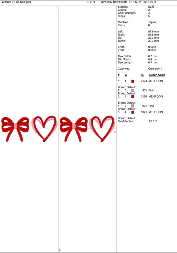 Bow Hearts Valentine - Image 2
