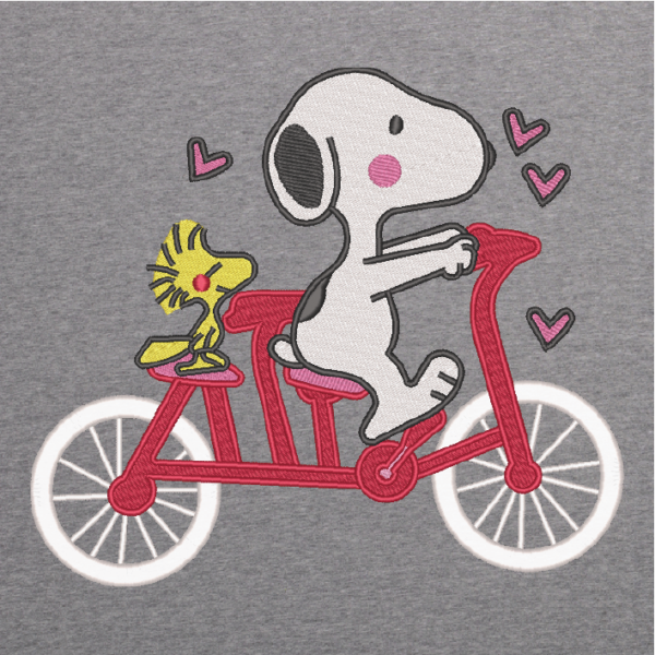 Snoopy Cycle Valentine
