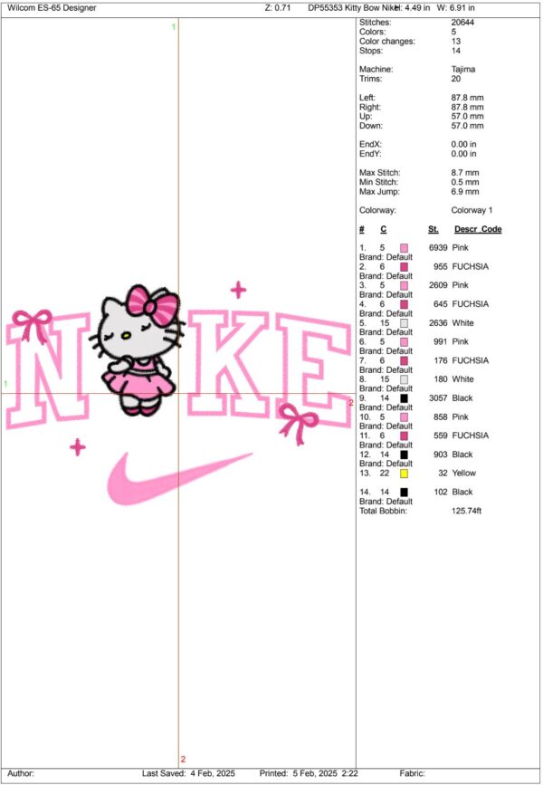 Kitty Bow Nike Valentine - Image 2