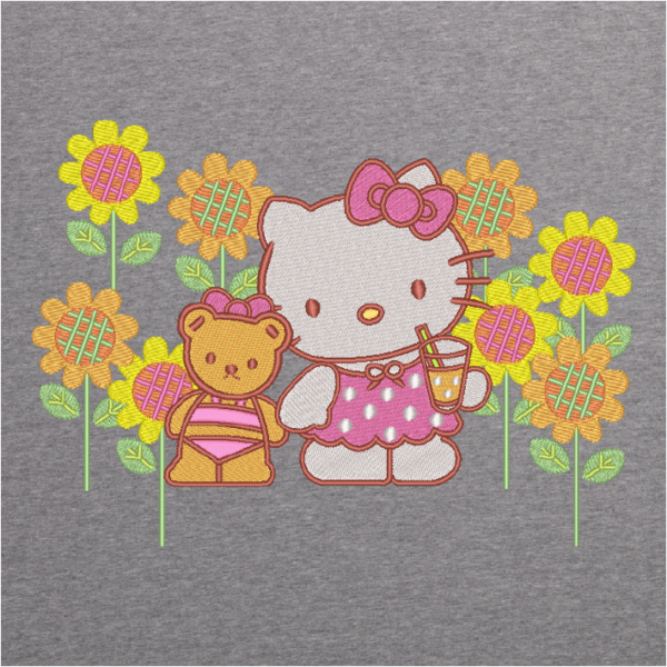 Hello Kitty Flowers Valentine