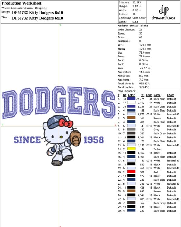 Hello Kitty Dodgers - Image 2