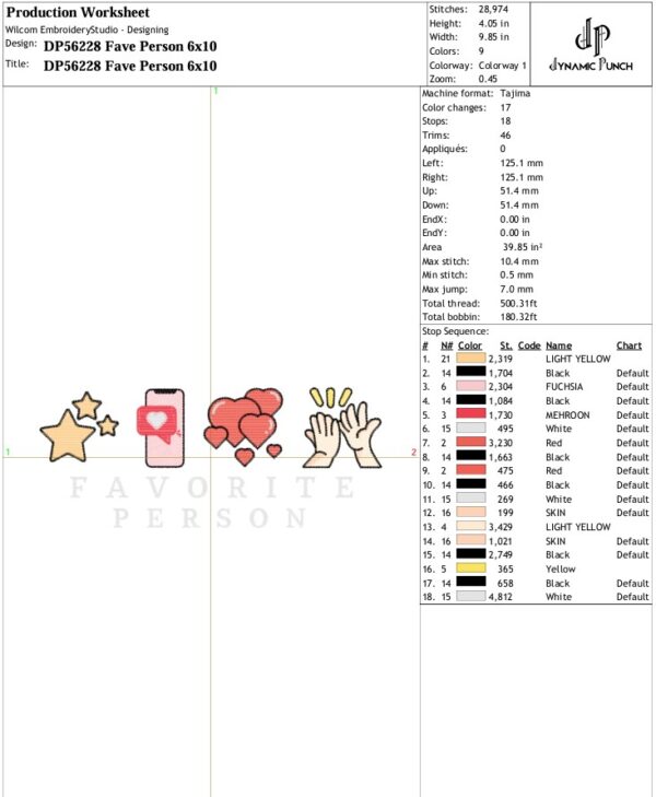 9x Favorites Embroidery Designs - Image 19