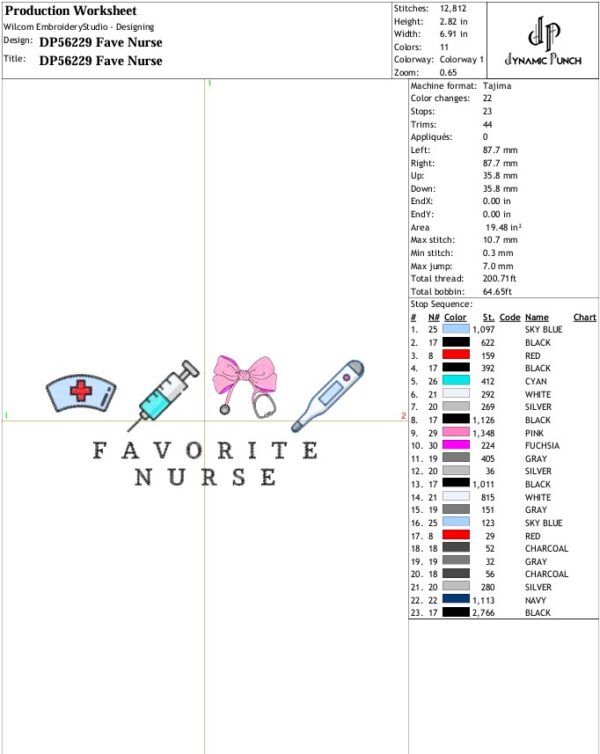 9x Favorites Embroidery Designs - Image 12