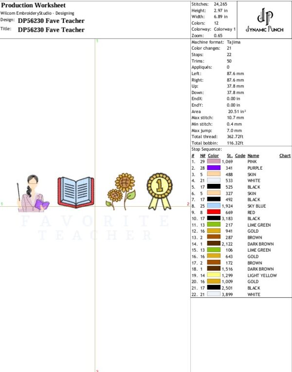 9x Favorites Embroidery Designs - Image 16