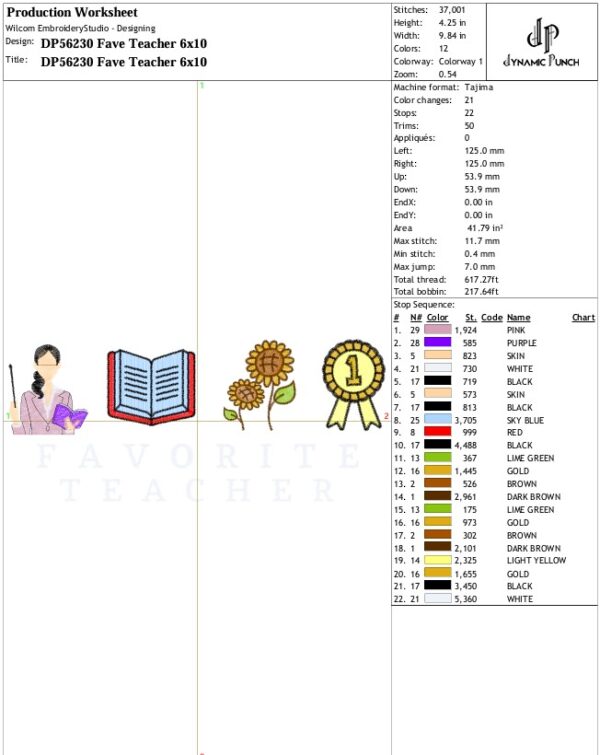 9x Favorites Embroidery Designs - Image 17