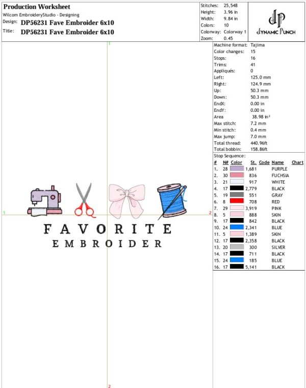 9x Favorites Embroidery Designs - Image 15