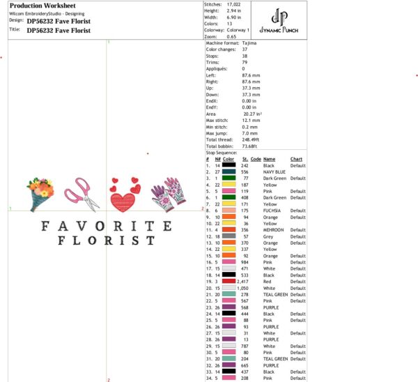 9x Favorites Embroidery Designs - Image 10