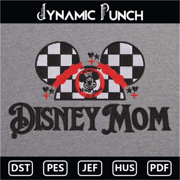 Disney Mom Embroidery Design