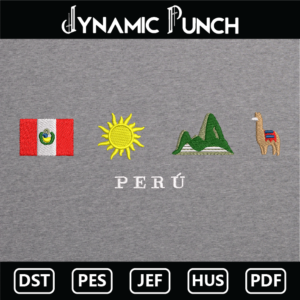 Peru Embroidery Design.