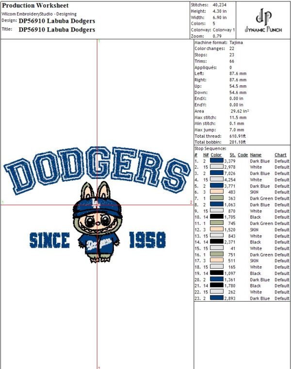 Labubu Dodgers - Image 2