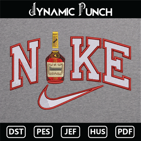 Nike Hennessy Embroidery Design.