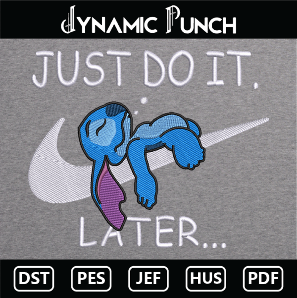 Lazy Stitch Embroidery Design.