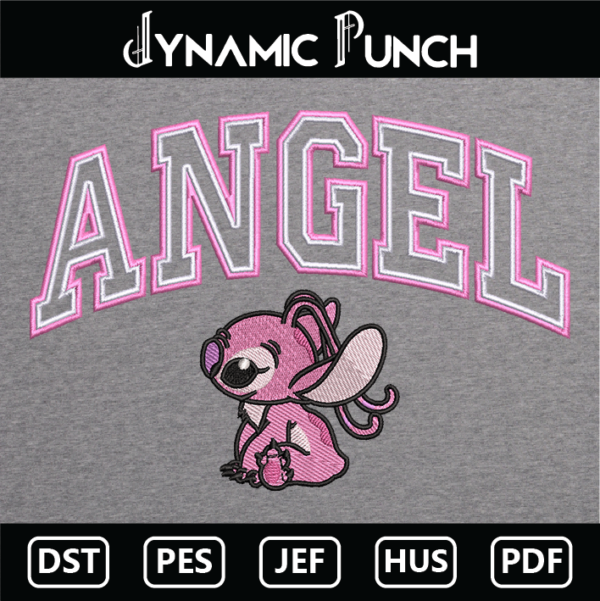 Angel Embroidery Design.