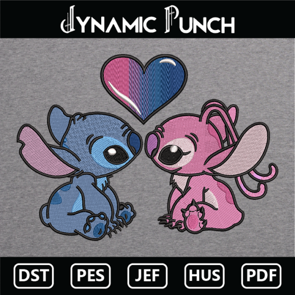 Stitch Angel Embroidery Design.