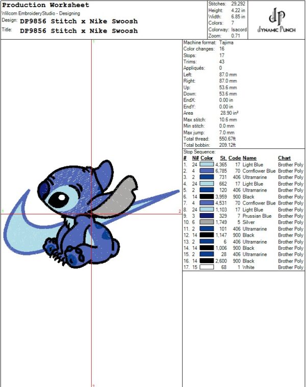 Stitch x Nike Swoosh - Image 2