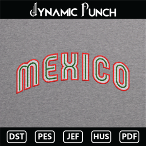 Mexico Embroidery Design.