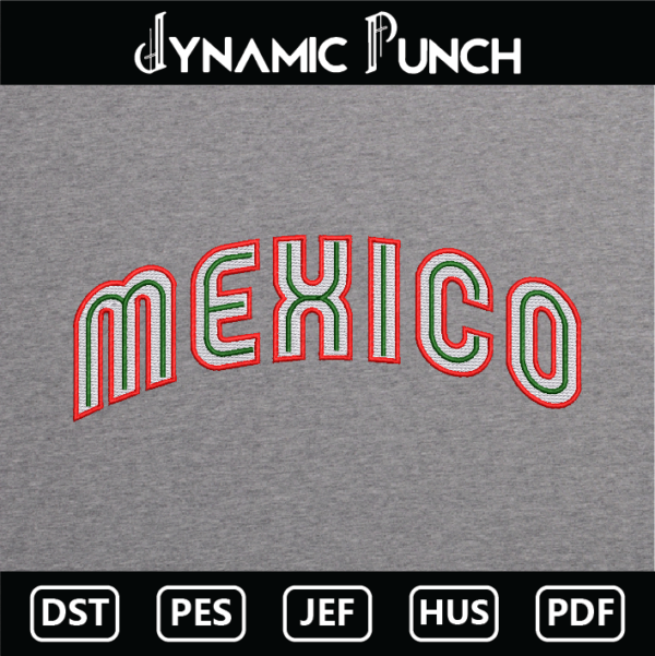 Mexico Embroidery Design.